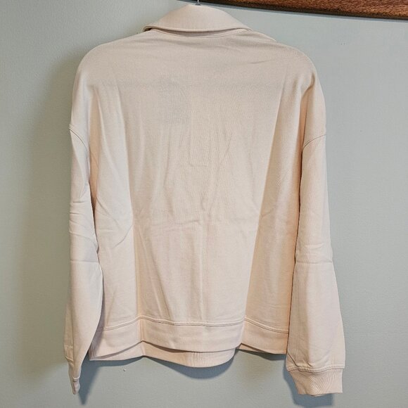 !!!NWT!!! Men’s Levi’s Cream Long Sleeve Polo Sweater, Medium - Picture 3 of 11